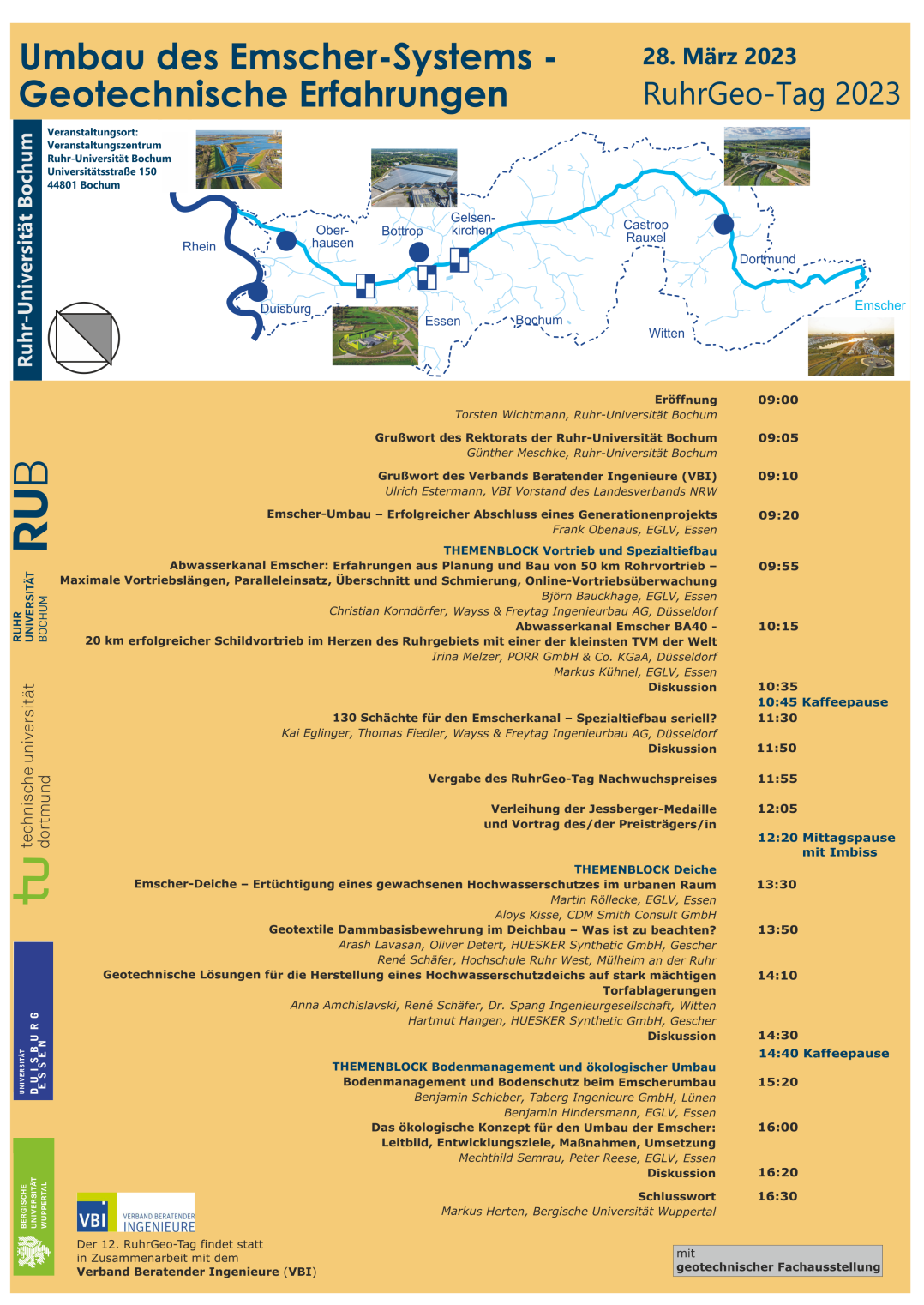 Flyer RuhrGeo Tag 2023 - Seite 1